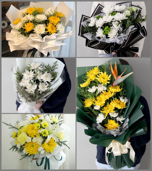 山东聊城莘县魏庄镇白事花束代送